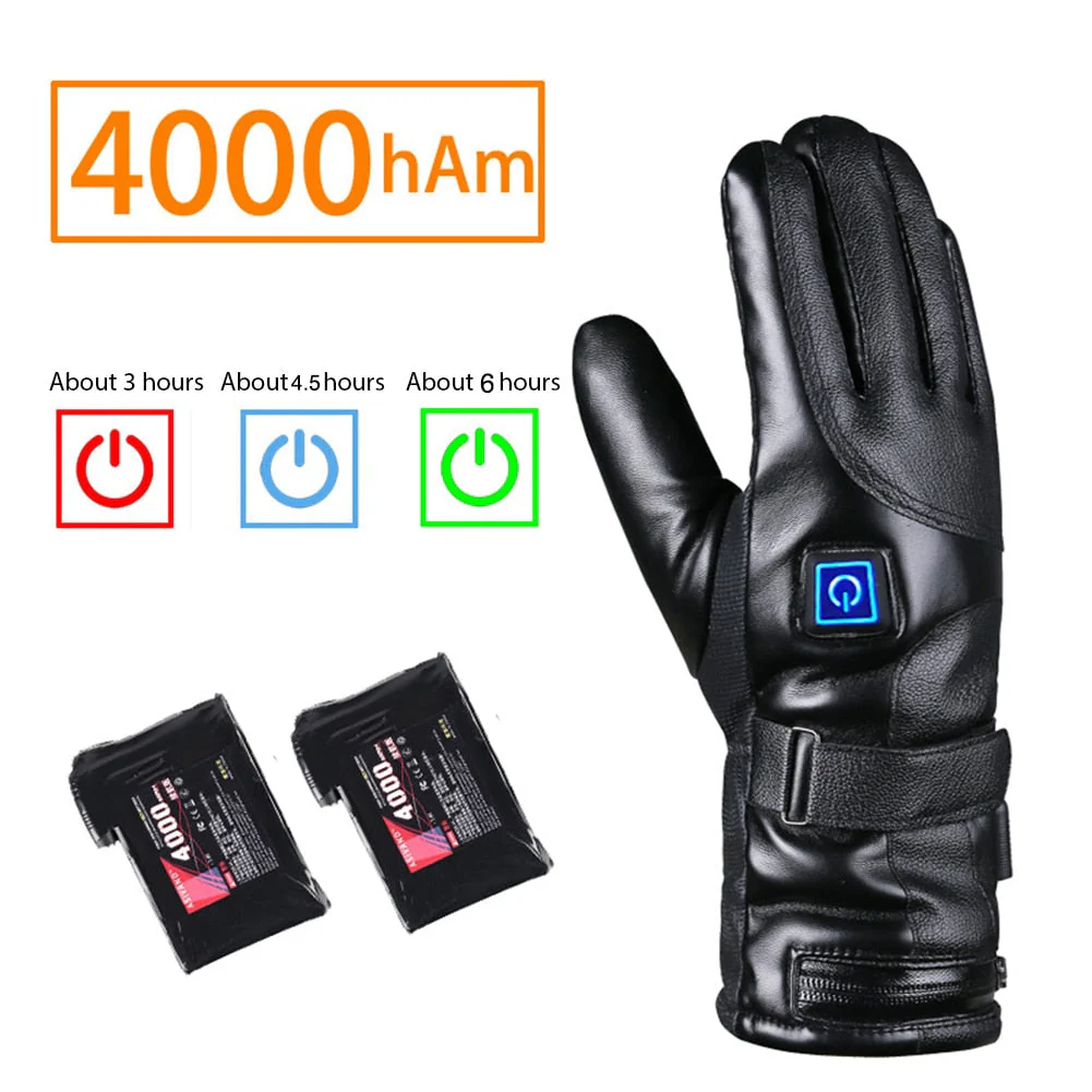Windproof Unisex Heated Gloves - Image 5