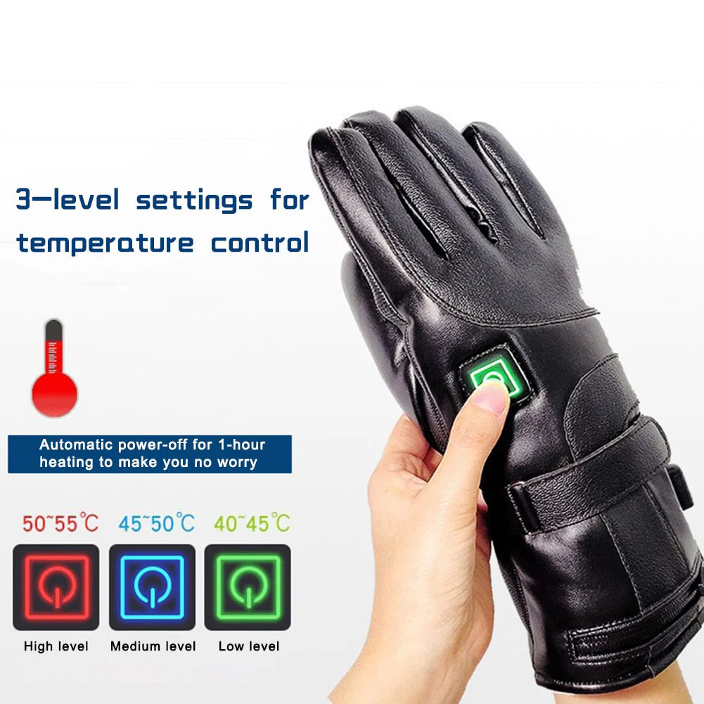 Windproof Unisex Heated Gloves - Image 8
