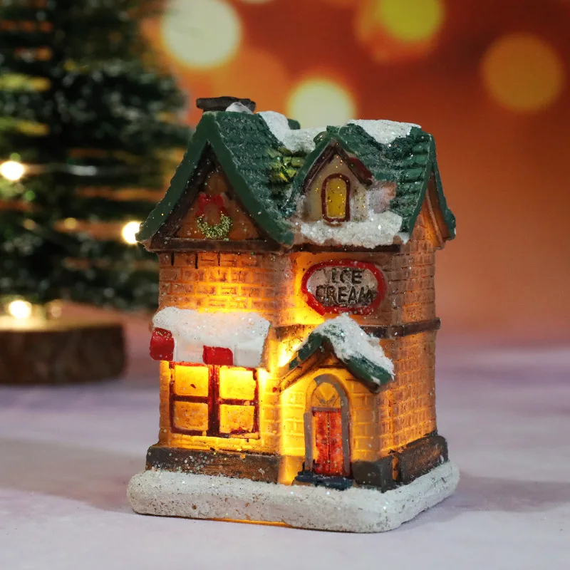 Winter Dreams LED Christmas House Figurines - Image 7