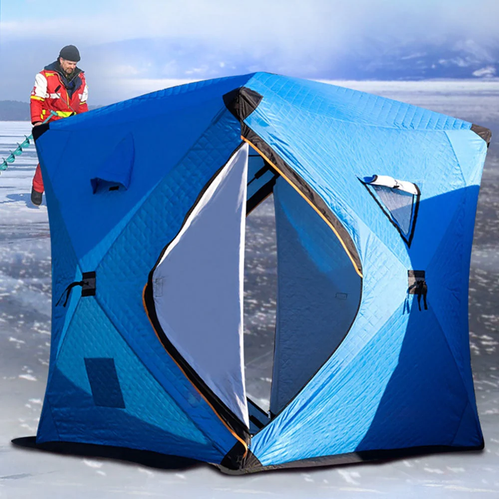 Winter Ice Cube Fishing Camping Tent - Image 10