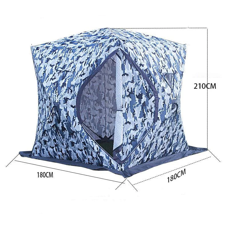 Winter Ice Cube Fishing Camping Tent - Image 6