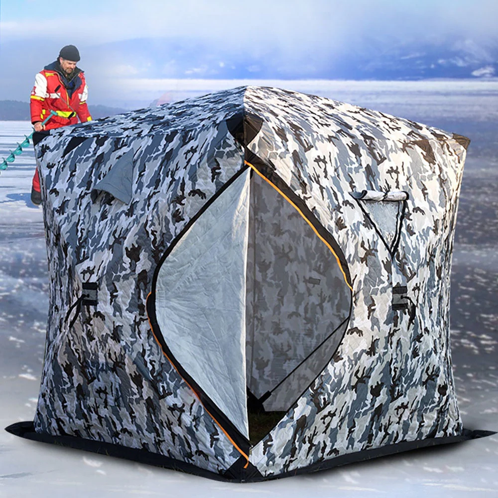 Winter Ice Cube Fishing Camping Tent - Image 7