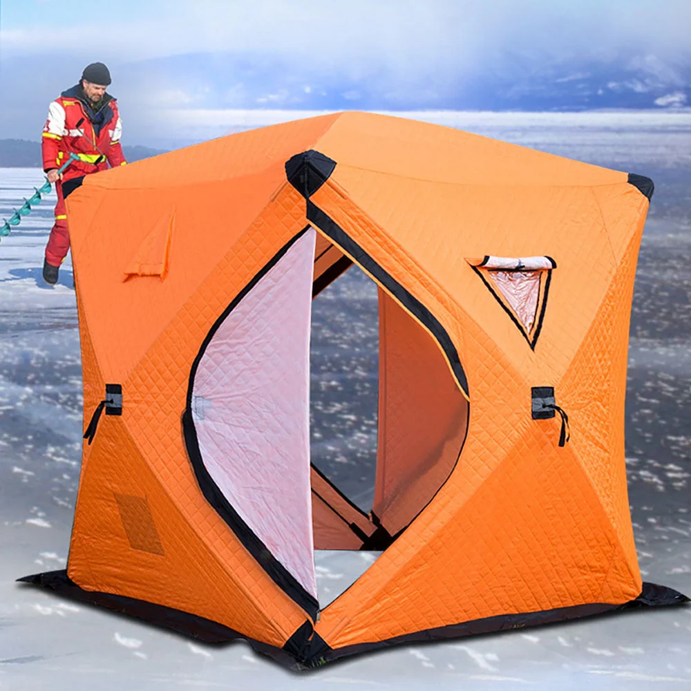 Winter Ice Cube Fishing Camping Tent - Image 8