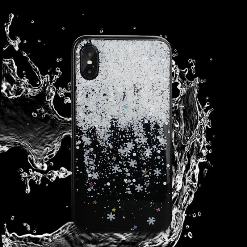 Winter Snowflake Clear Case For iPhone X and Other Models - Image 2