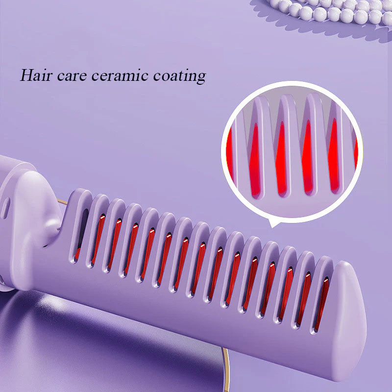 Wireless Anti-Burn Portable Hair Styler Comb - Image 7