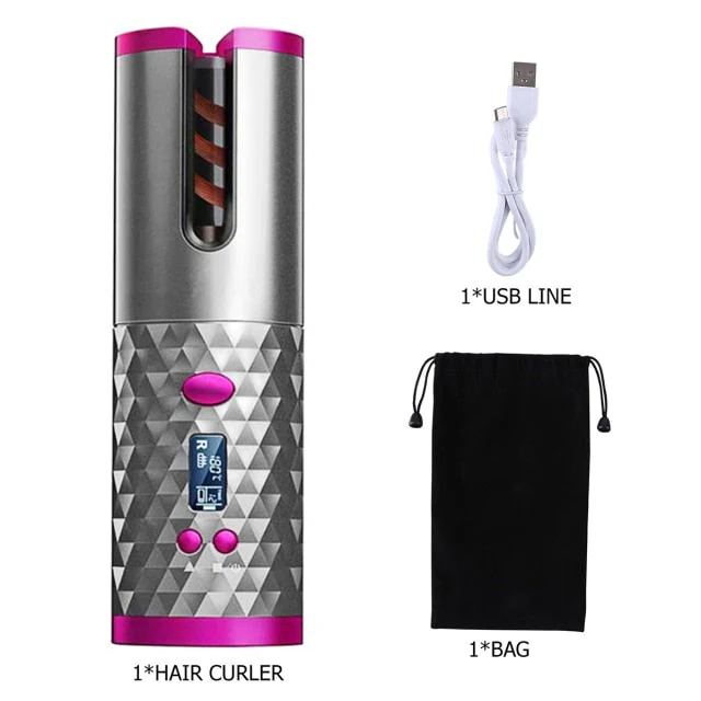 Wireless Automatic Ceramic Hair Curling Iron - Image 8