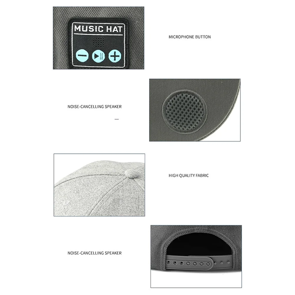 Wireless Bluetooth Speaker Baseball Hat - Image 6