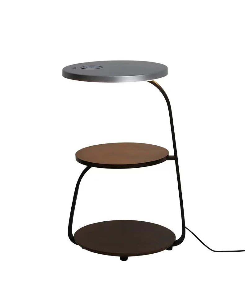 Wireless Charging Wooden Soft Glow Lamp Desk - Image 6