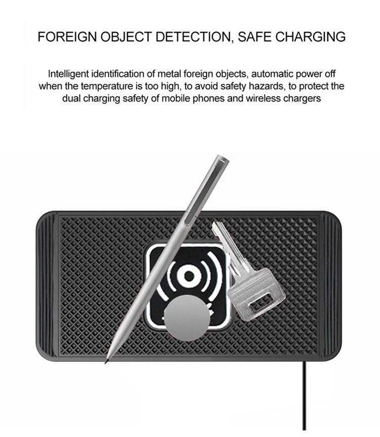 Wireless Non-Slip Car Fast Phone Charger Pad - Image 6