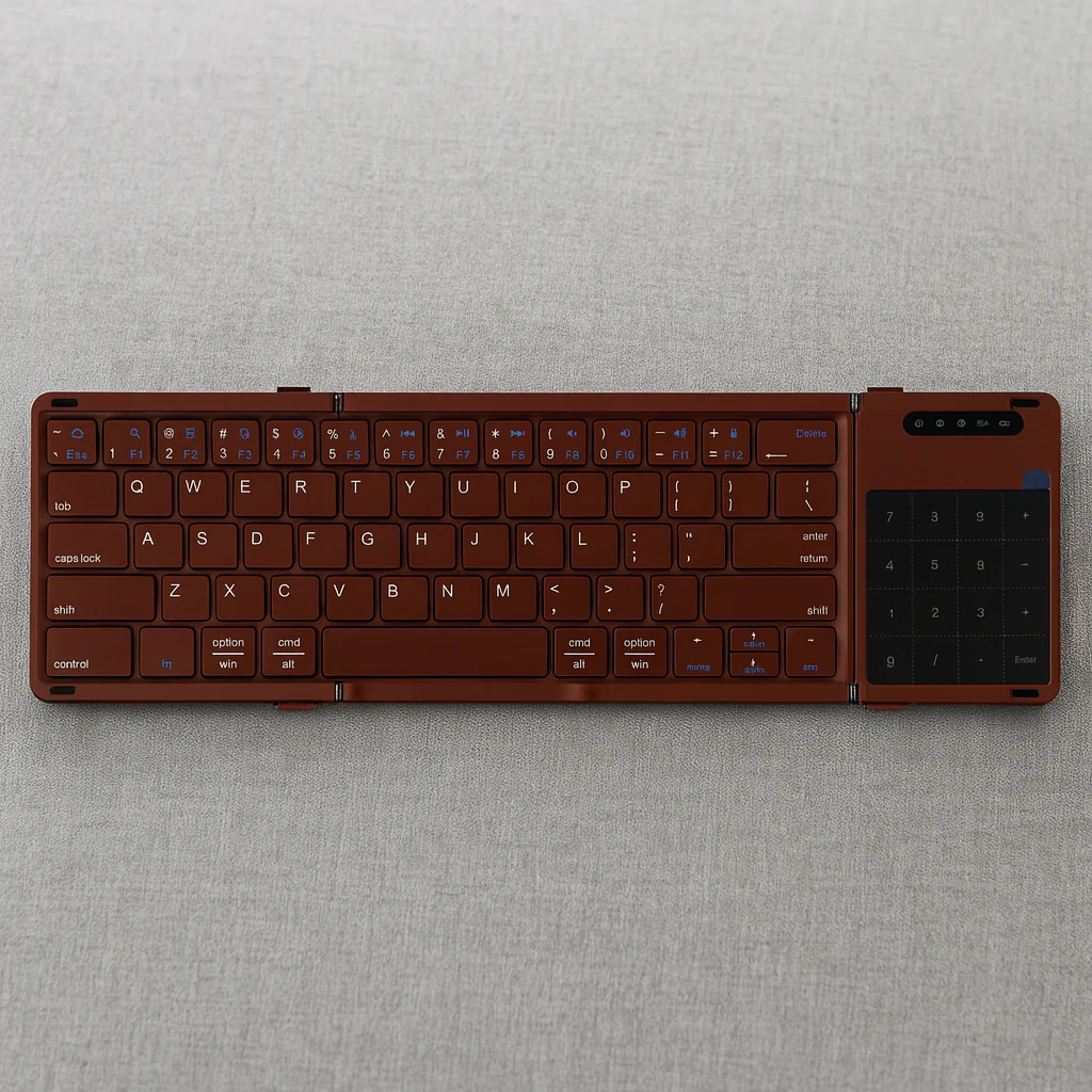 Wireless Portable Slim Smart Tri-Fold Bluetooth Keyboard
