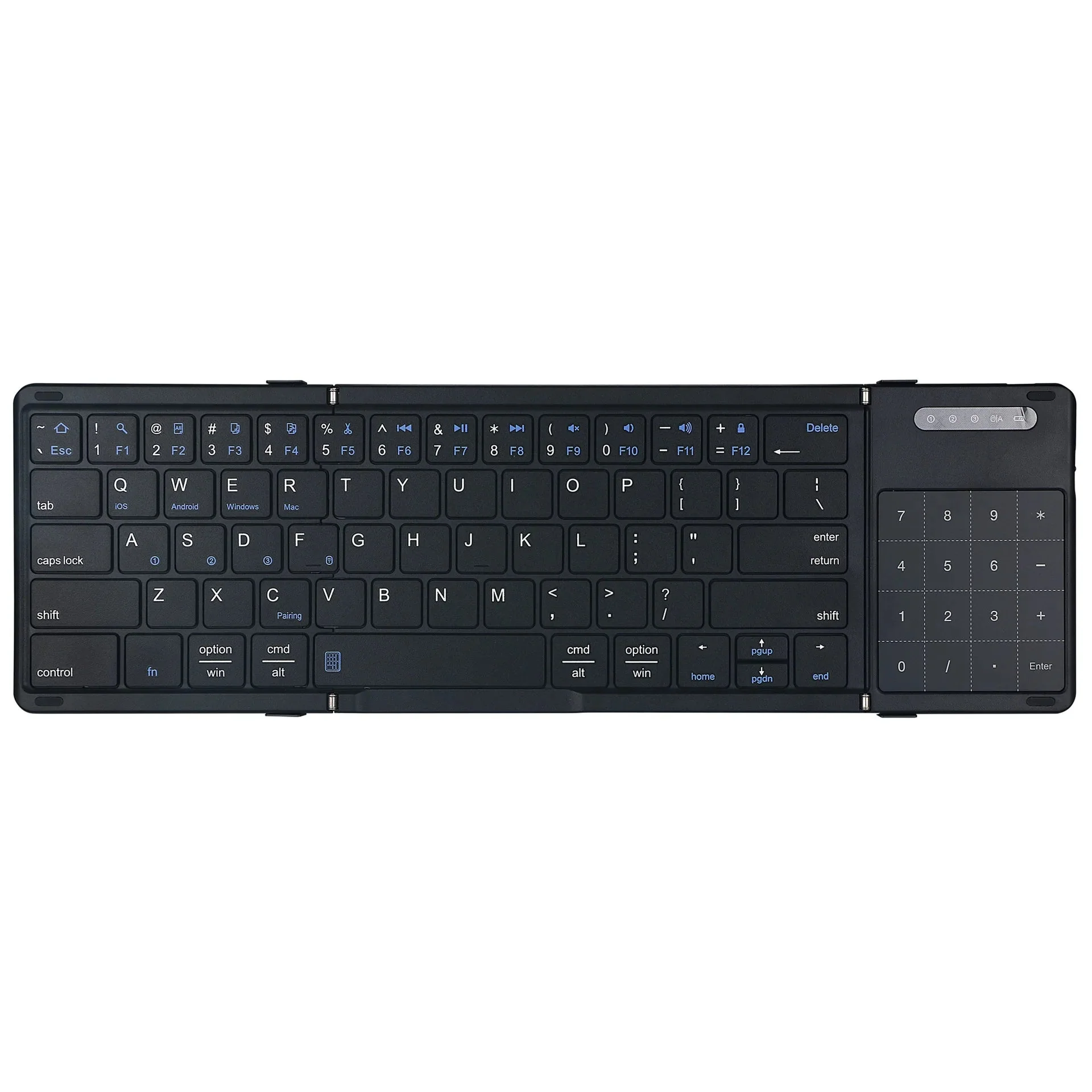 Wireless Portable Slim Smart Tri-Fold Bluetooth Keyboard - Image 8