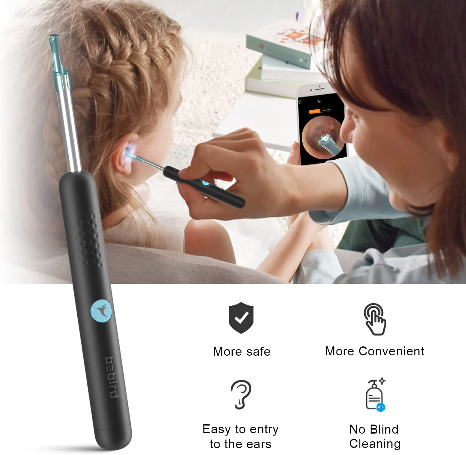 Wireless Smart Mini Ear Cleaner Camera - Image 2