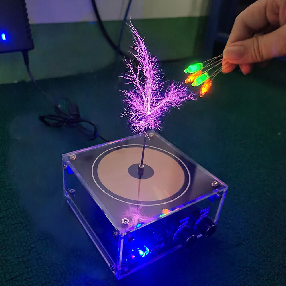 Wireless Tesla Coil High-Frequency Lighting Speaker - Image 3