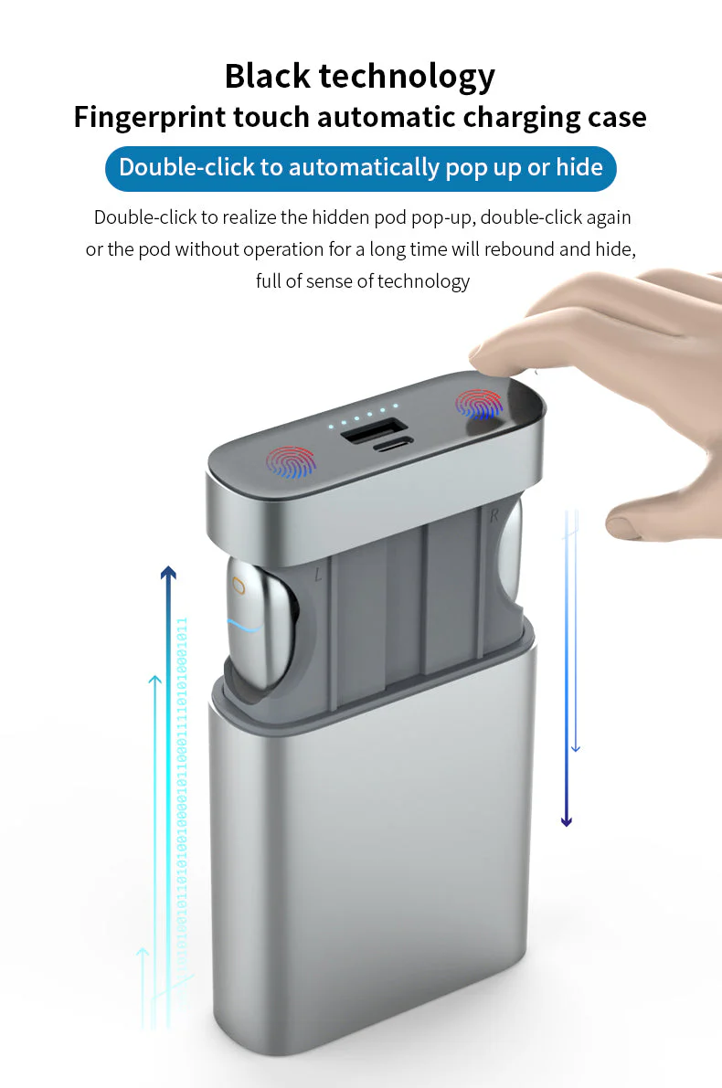 Wireless Touch Control Power Bank Earphone - Image 7