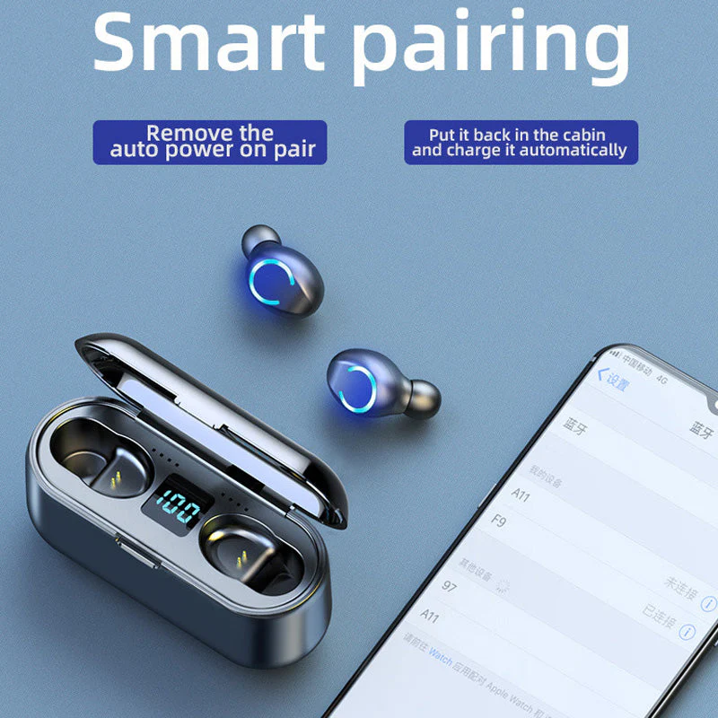 Wireless Ultimate Headset with 2000mAh Powerbank Case - Image 2