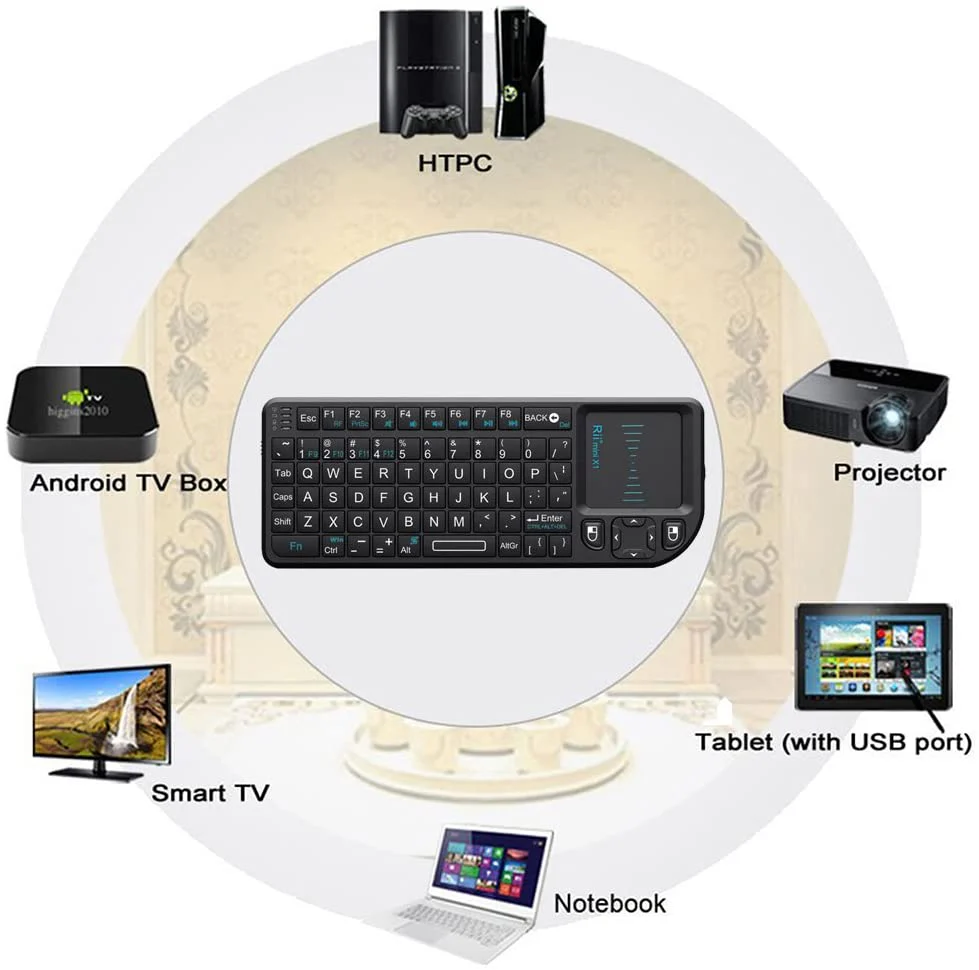 Wireless Universal Mini Keyboard Touchpad - Image 8