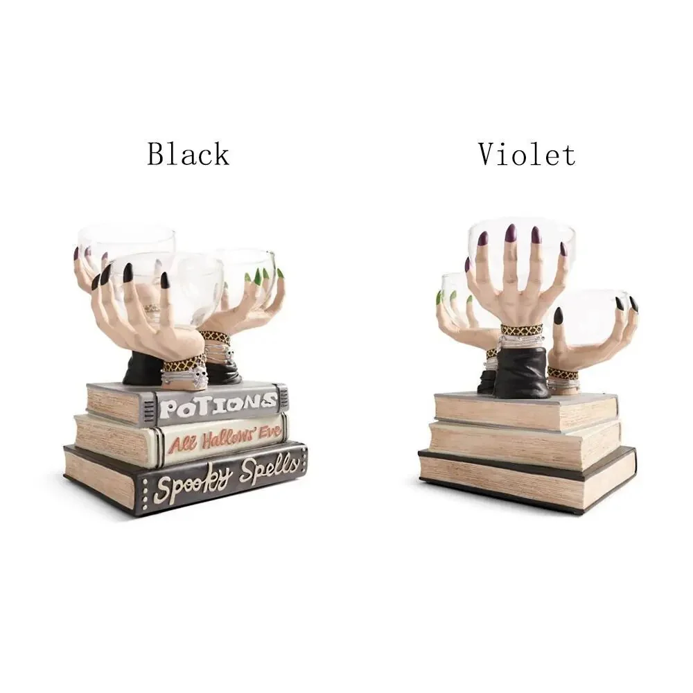 Witch Hand Vintage Resin Party Snack Holder - Image 2