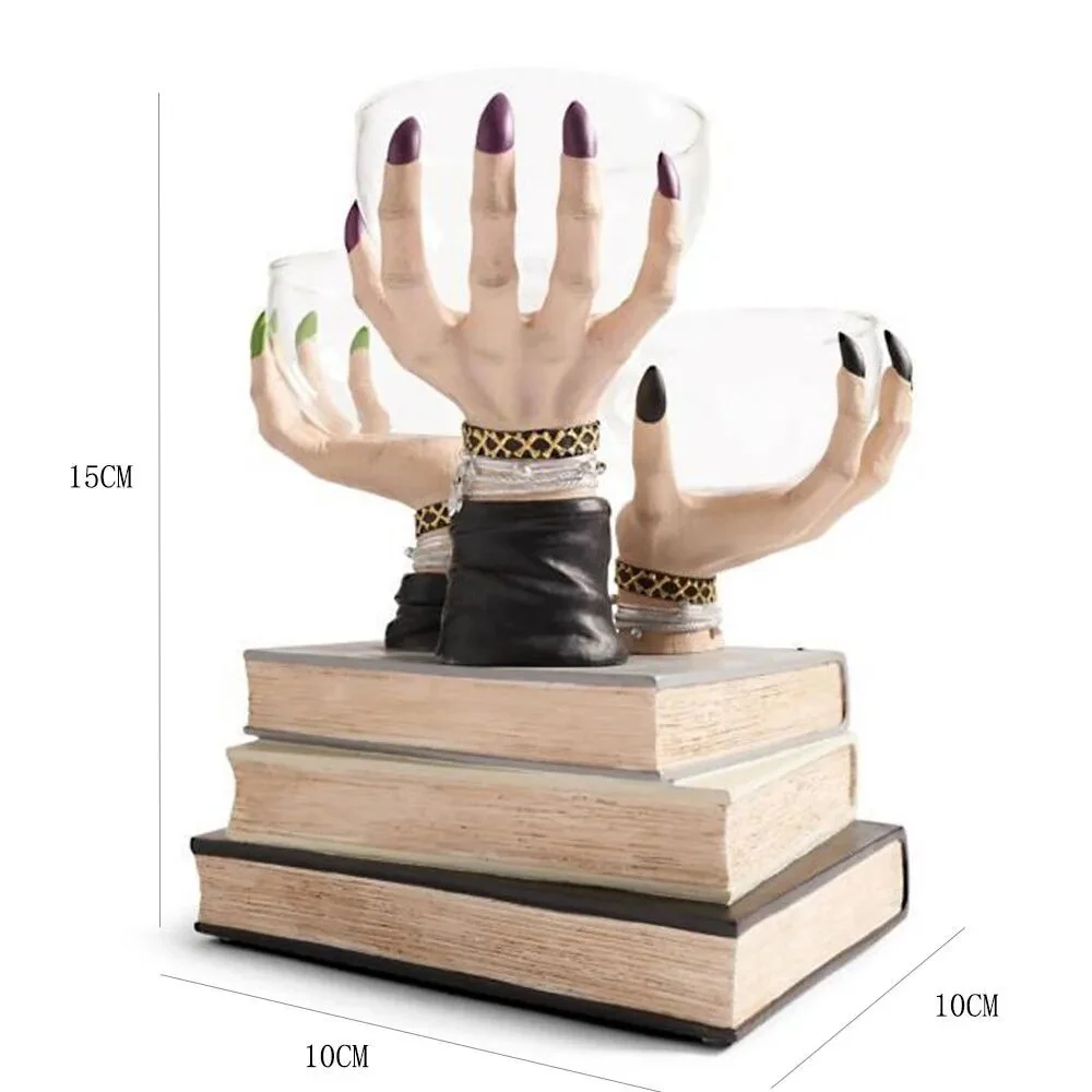 Witch Hand Vintage Resin Party Snack Holder - Image 4