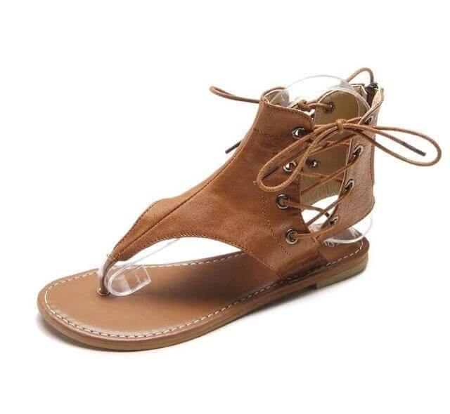 Women Vintage Gladiator Sandals Flip-Flops - Image 3