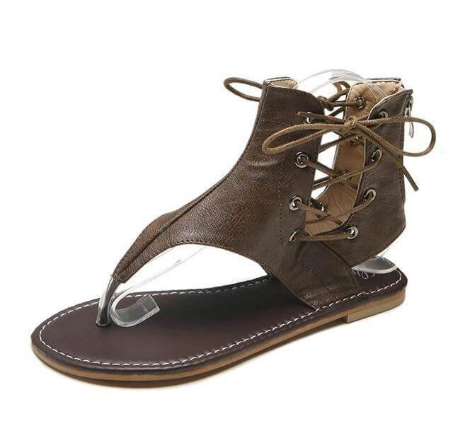 Women Vintage Gladiator Sandals Flip-Flops - Image 8