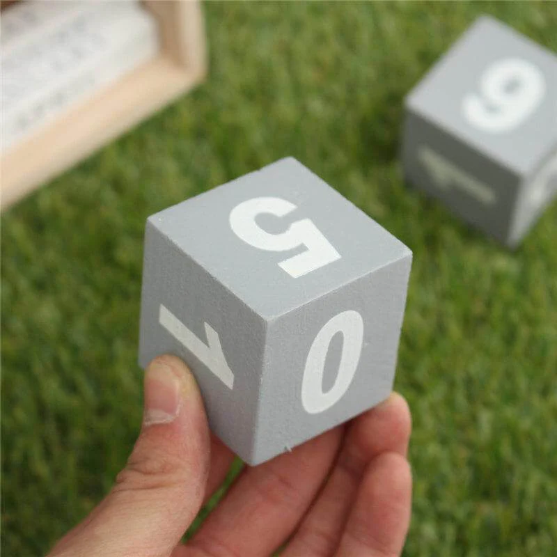 Wood Block Calendar Home Decoration - Image 7