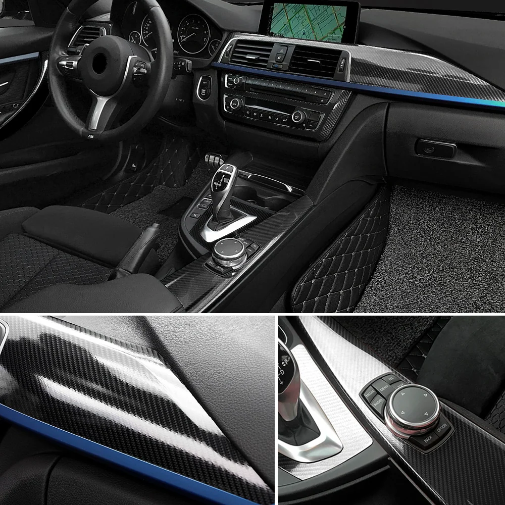 Wood Grain Interior Car Stickers - Image 3