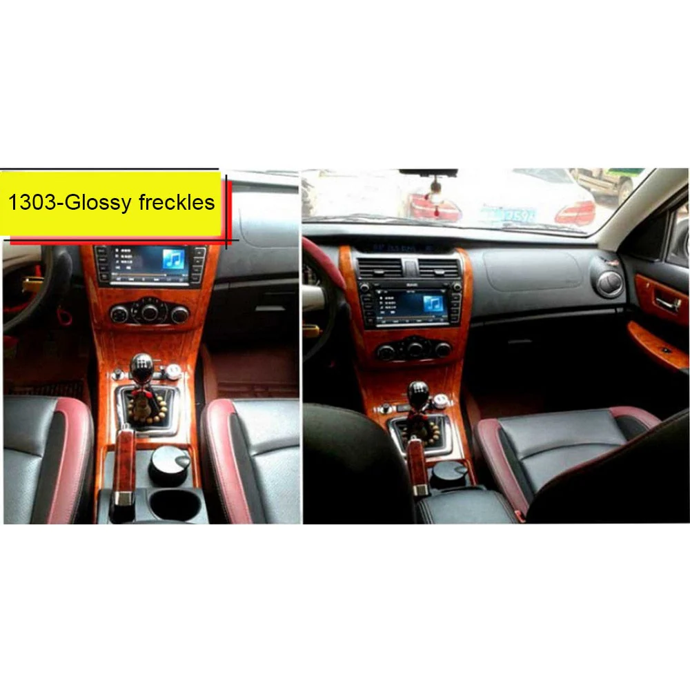 Wood Grain Interior Car Stickers - Image 7