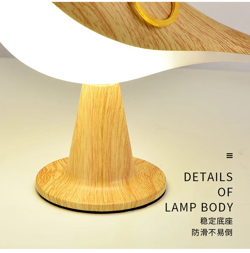 Wooden Bird LED Touch-Switch Night Lamp - Image 5
