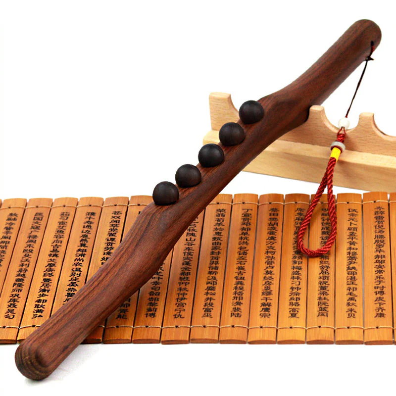 Wooden Gua Sha Neck Shoulder Back Massager - Image 2