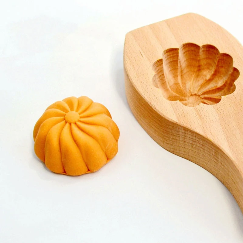 Wooden Moon Dumpling Maker Mold - Image 15