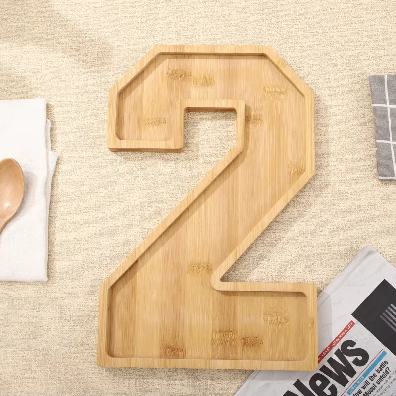Wooden Numbers Serving Tray - Image 11