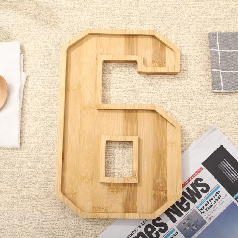 Wooden Numbers Serving Tray - Image 15