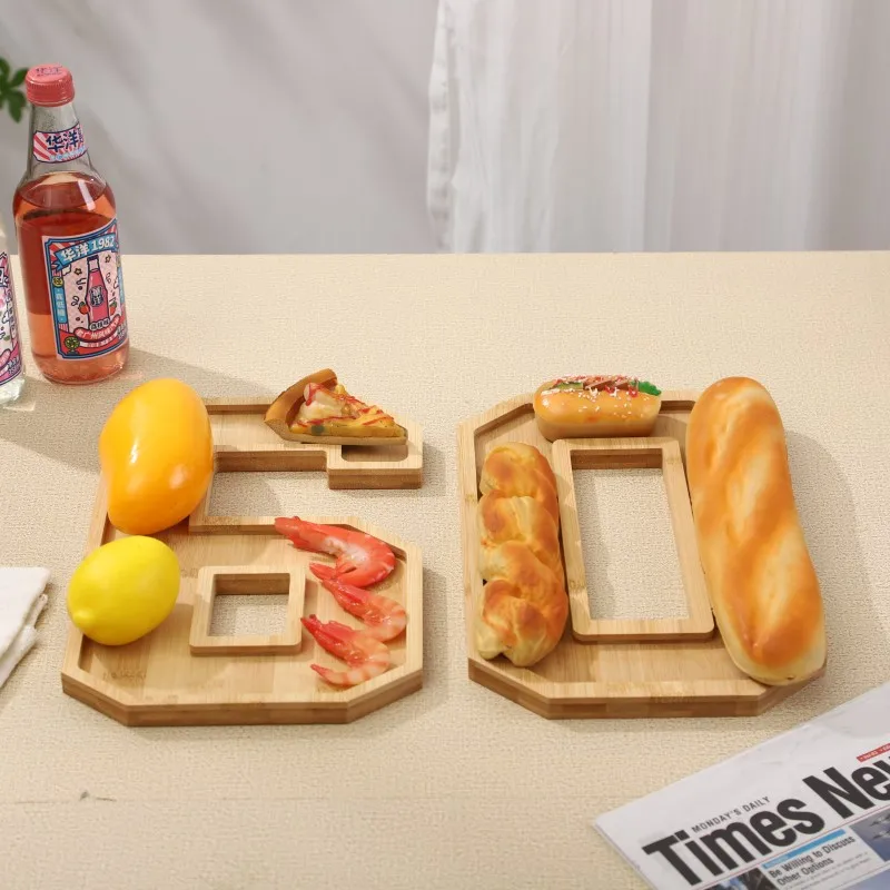 Wooden Numbers Serving Tray - Image 5