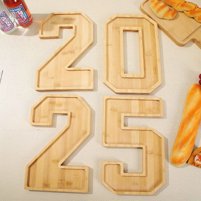 Wooden Numbers Serving Tray - Image 6