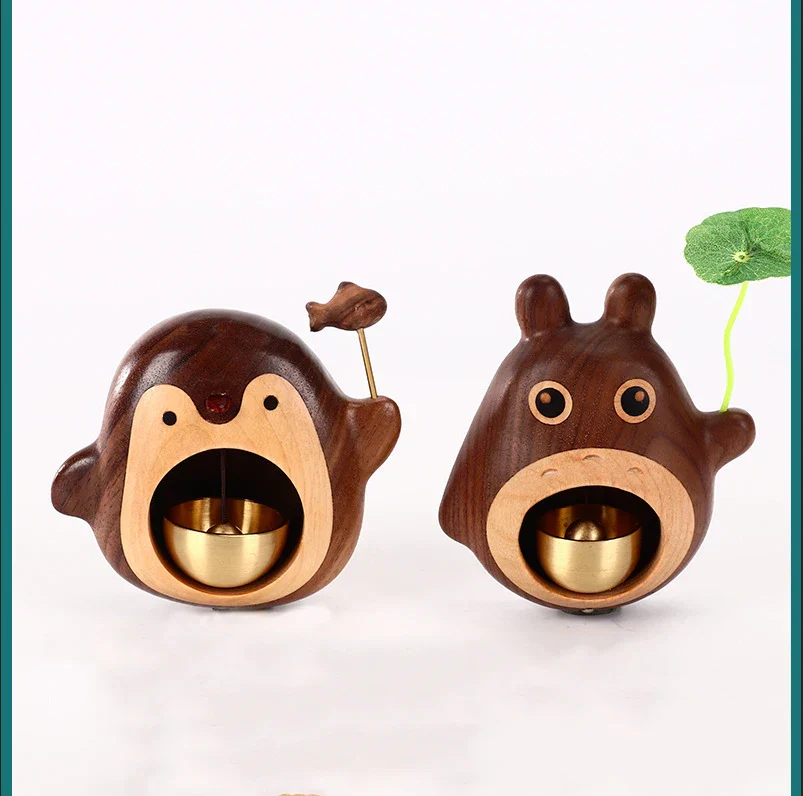 Wooden Penguin Cute Doorbell - Image 5