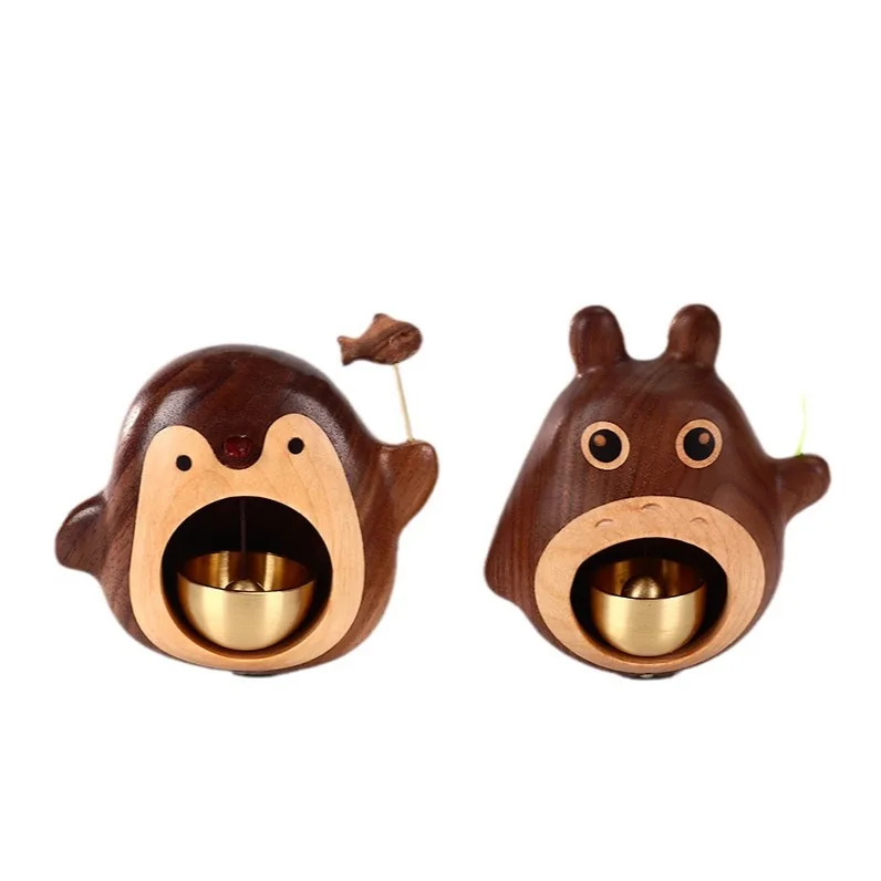 Wooden Penguin Cute Doorbell - Image 6