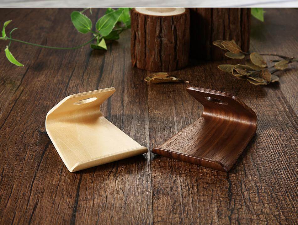 Wooden Phone Holder Stand Station Dock For Iphone Models - Image 4