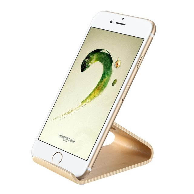 Wooden Phone Holder Stand Station Dock For Iphone Models - Image 6