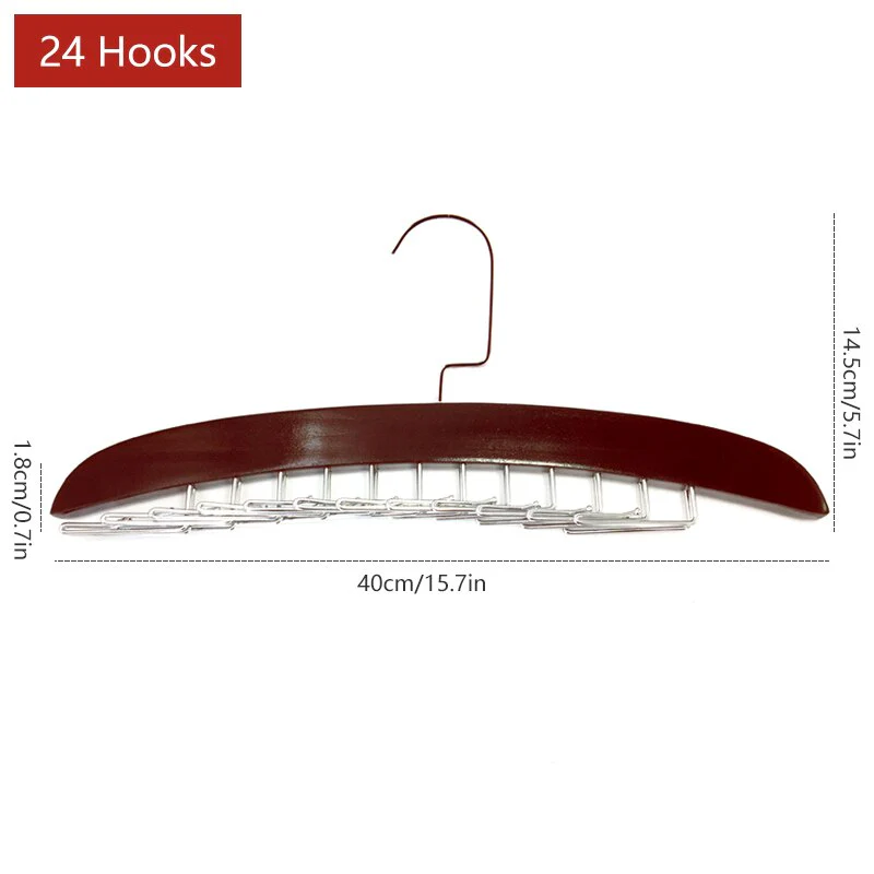 Wooden Space Saving Multi Organizer Hanger - Image 10