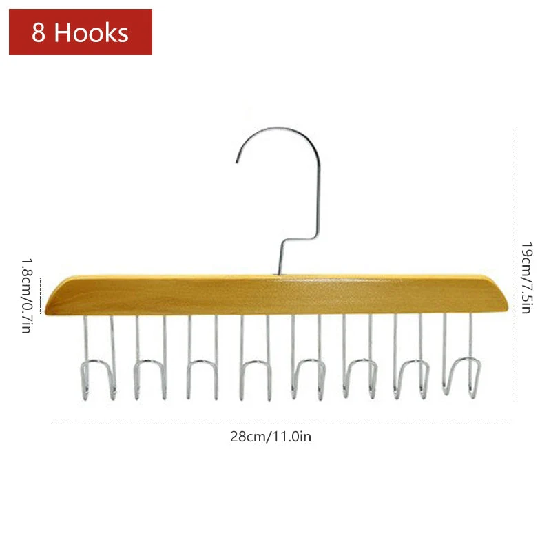 Wooden Space Saving Multi Organizer Hanger - Image 14