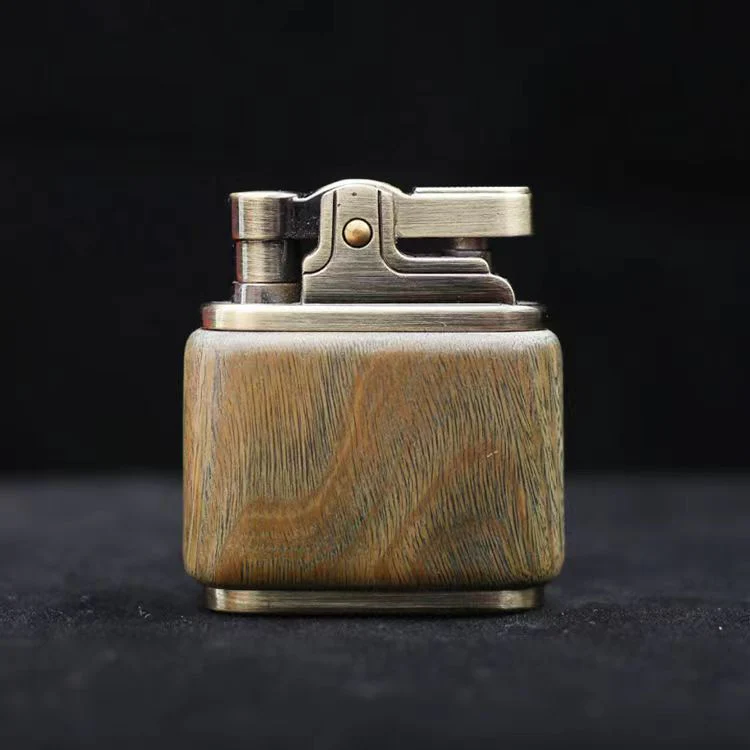 Wooden Vintage Spark Kerosene Lighter - Image 8