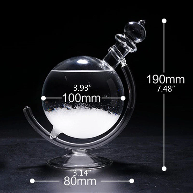 Wooden Weather Forecast Crystal Glass - Image 6