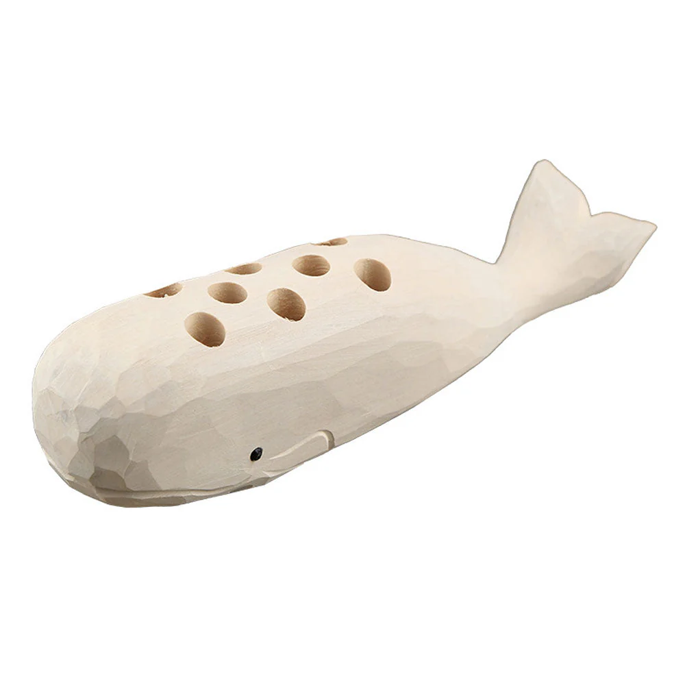 Wooden Whale Creative Pen Holder - Image 6