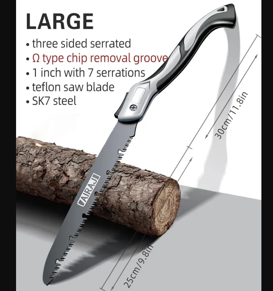 Woodworking Camping Craftsman Folding Hand Saw - Image 9