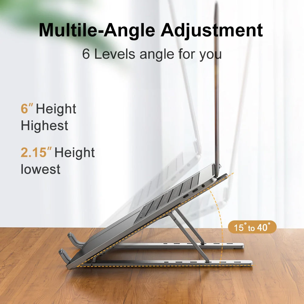Work Station Aluminum Notebook Holder Stand - Image 4