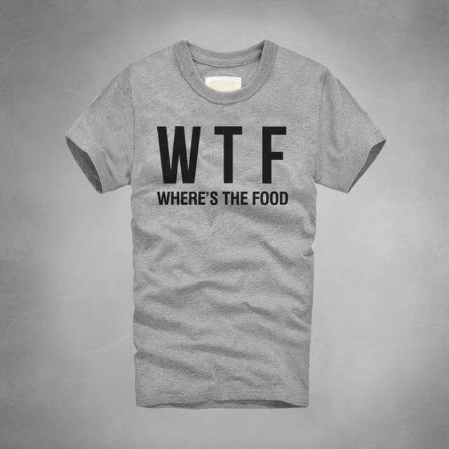 WTF Where Is The Food T-shirt - Image 12