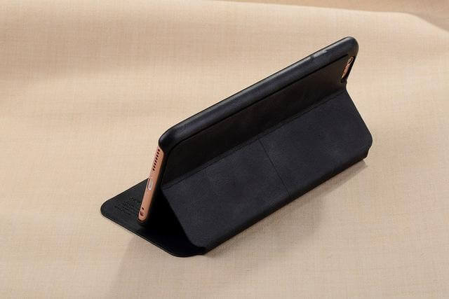 X-Level Luxury Cowboy Ultra Thin Nostalgia Leather Flip Phone Case For iphone Models - Image 5