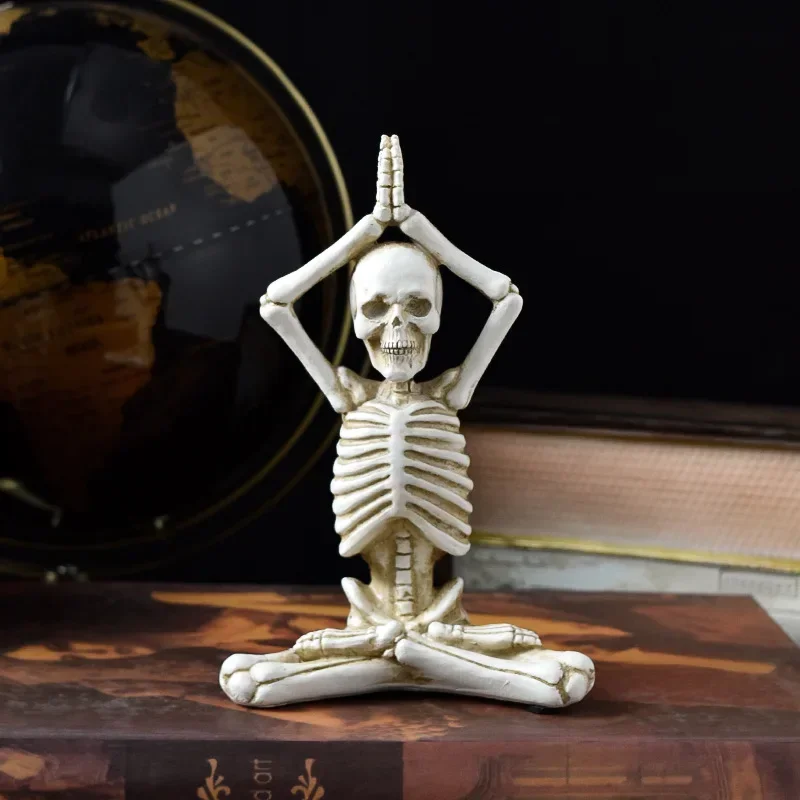 Yoga Master Skeleton Figurine - Image 2