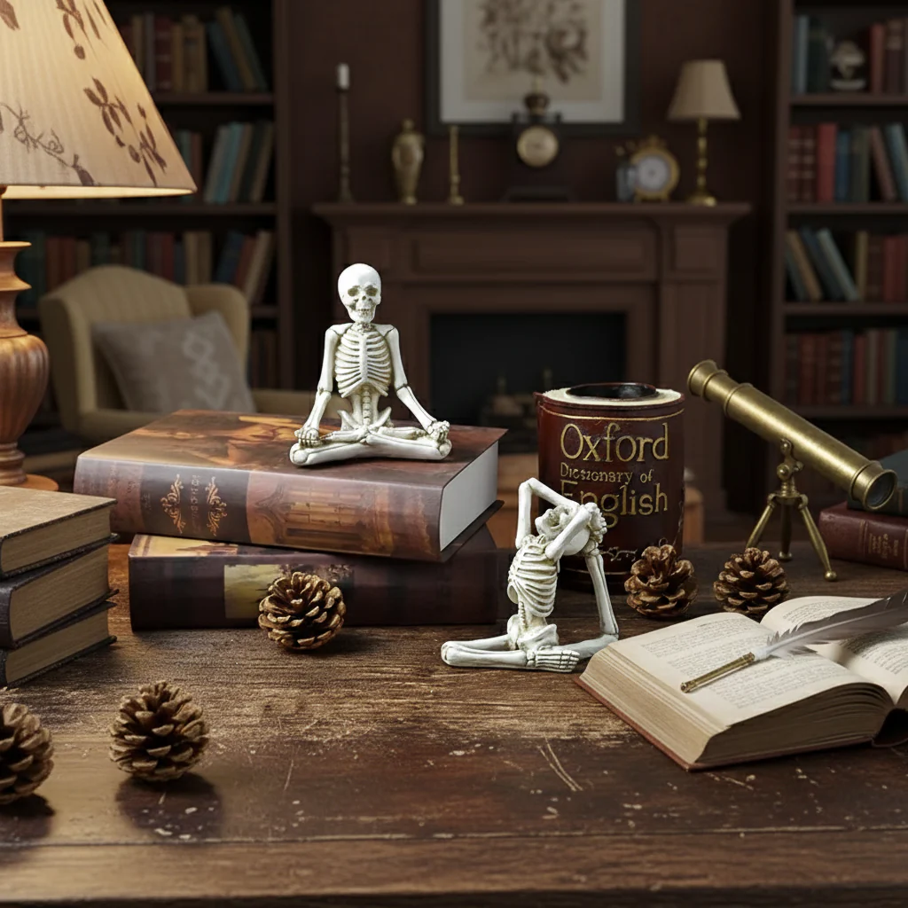 Yoga Master Skeleton Figurine - Image 5