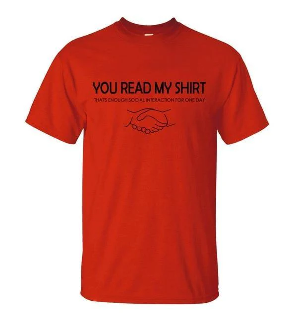 You read my t-shirt Funny T-shirt - Image 5